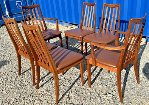 Plan teak dining - 6, chairs