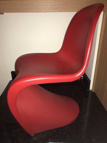 Vitra child chair - chair, red