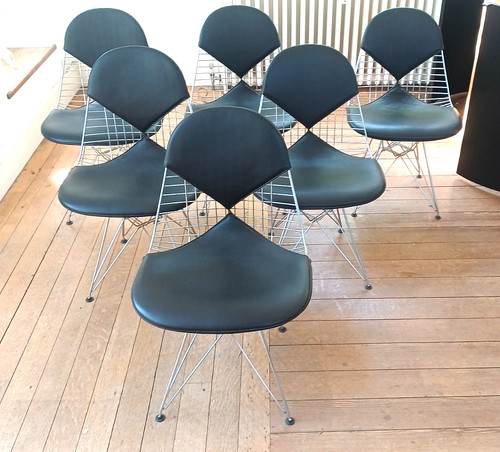 Vitra wire chairs dkr - wire, metal