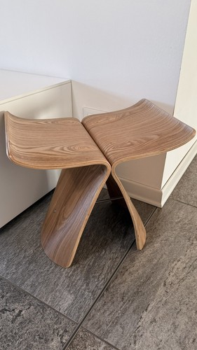 Butterfly stool light wood - ,
